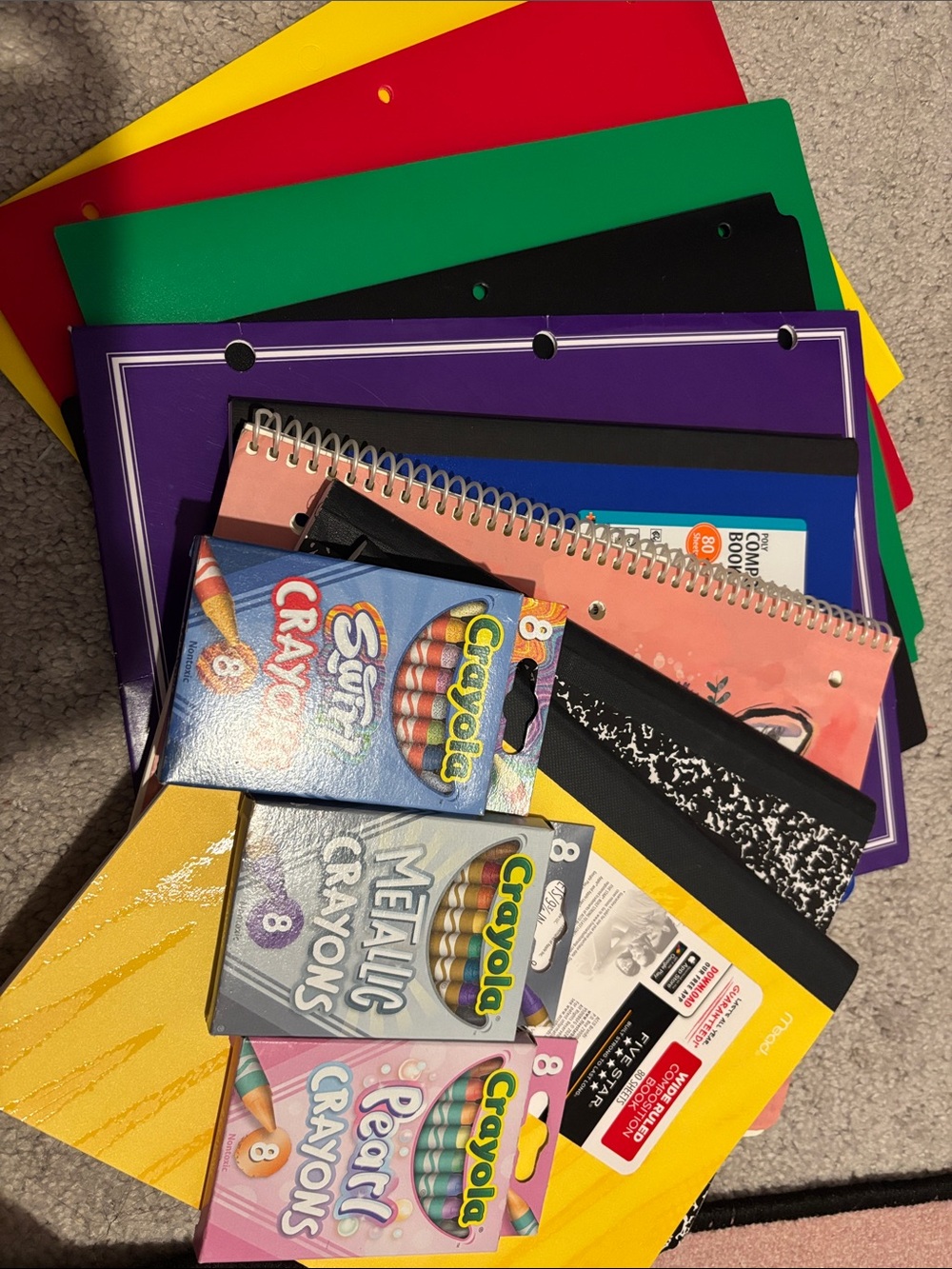 School supplies bundle